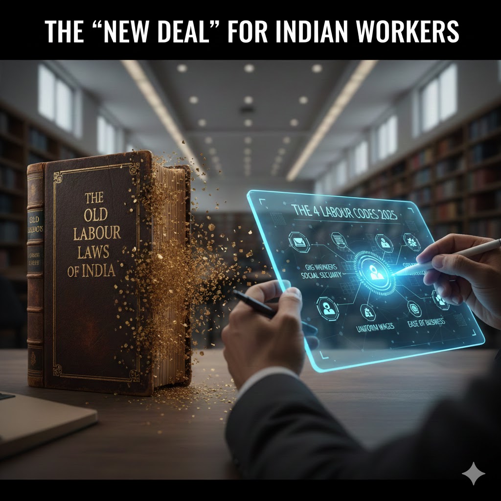 The "New Deal" for Indian Workers: Why Law Aspirants Can’t Ignore the 2025 Shift