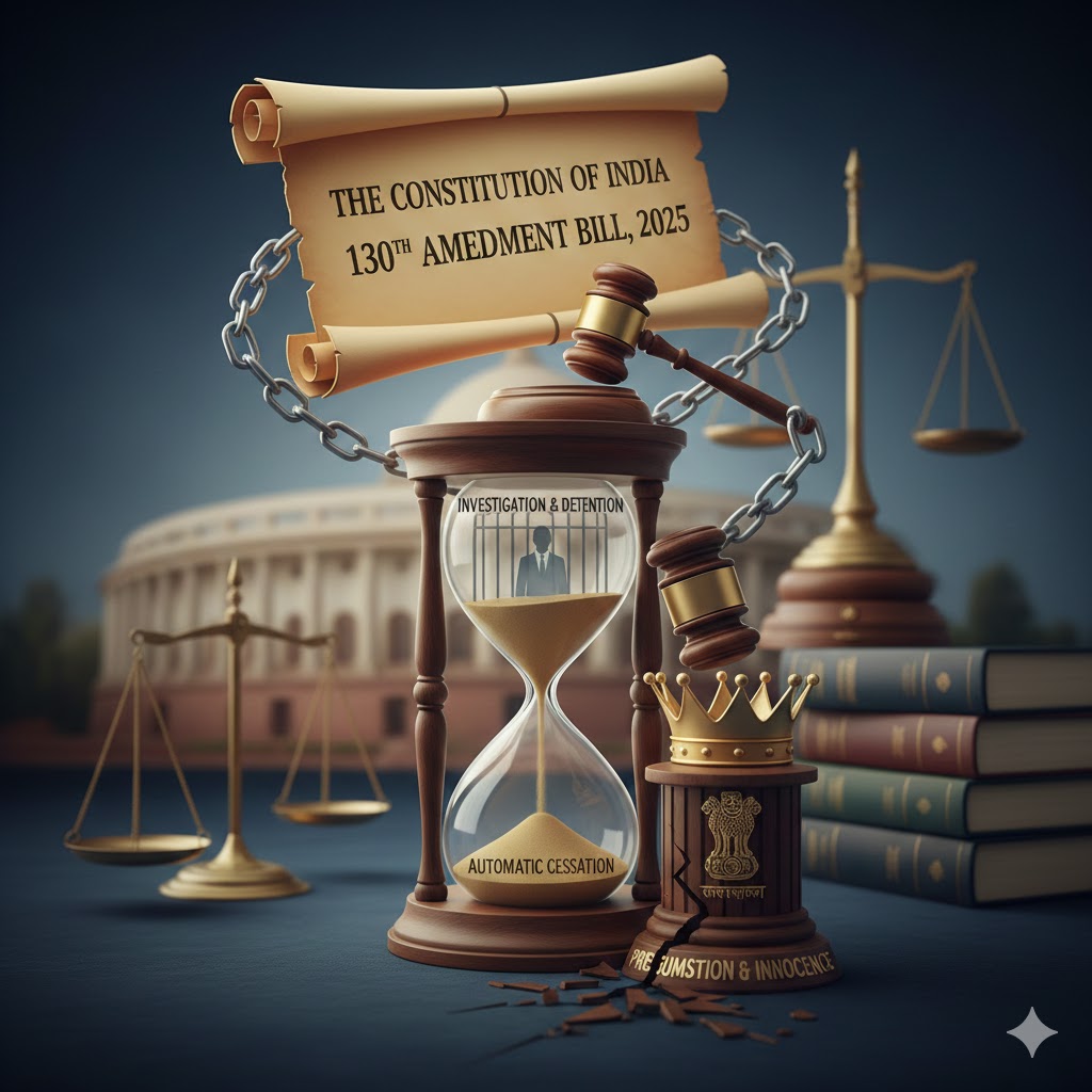 The Constitution (130th Amendment) Bill, 2025: A New Frontier in Ministerial Accountability