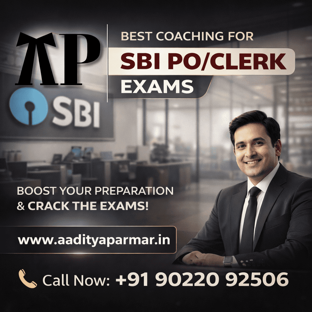 Best Classes for SBI PO/Clerk Coaching | Top Guidance by Aaditya Parmar